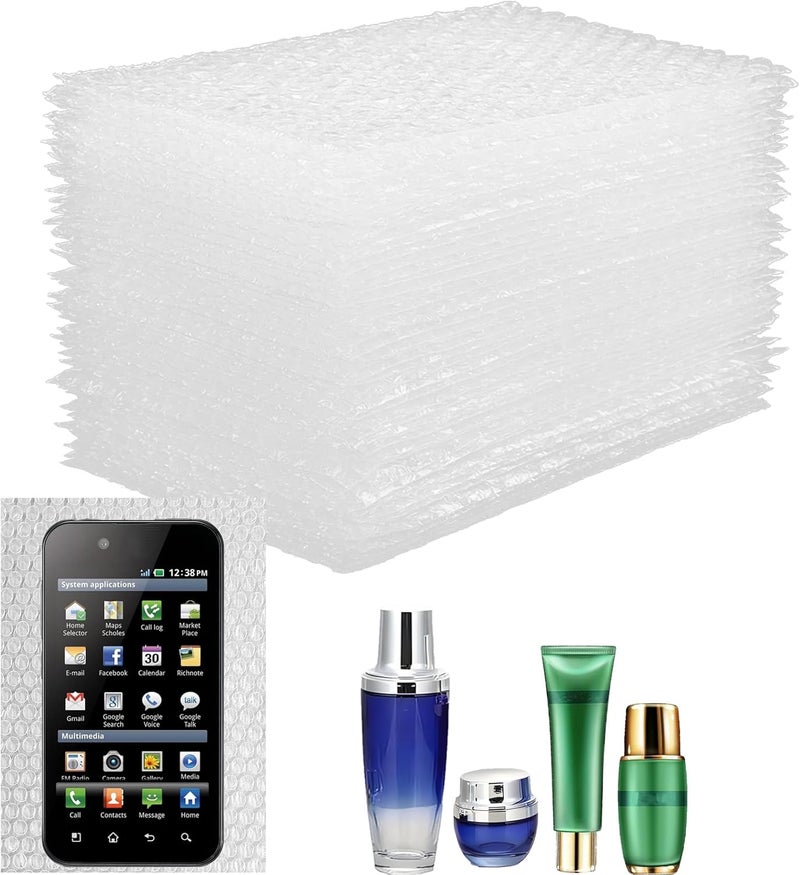 V-chen 5x8 Inch Bubble Pouches Wrap Bags, 25Pcs Double Wall Shockproof Bubble Bags, Clear Bubble Out Bags for Packing, Cushioning Bags for Moving, Shipping and Packing - Image 1